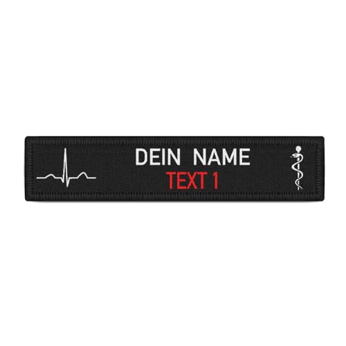 Copytec QRS Komplex Patch Herzlinie Feuerwehr personalisierbar...