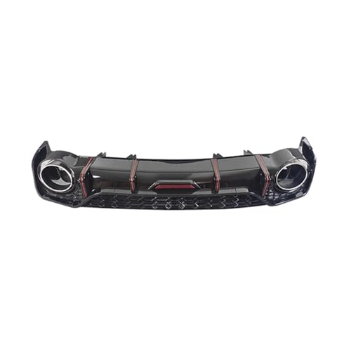 Lèvre de pare-chocs Audi A4 S Line diffuseur nid d'abeille noir avec embouts tubulaires RS4