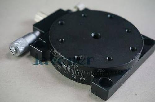 Rotational 60mm Left Adjustable Precision Manual Stage Cross-roller Bearing Hi-Q