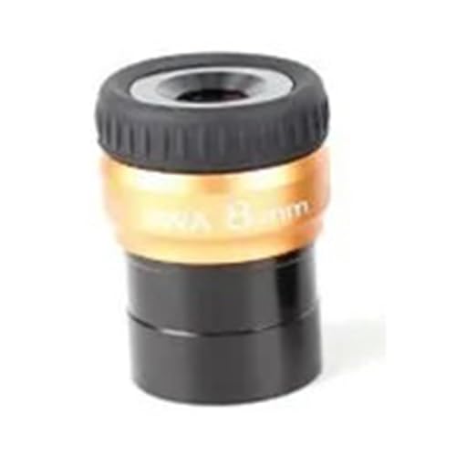 Accesorios para telescopios: ocular de metal de 1,25 pulgadas, 8mm y gran angular de 70°