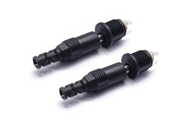 SOOTRA DC Male Plug With Female Round Socket Panel Mount Jack(Female Jack 3Pin) DC Connector Pair of (2)-image-15