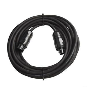 Solar-Verlängerungskabel BC01 Buchse auf Netzstecker für Wechselrichter, wetterfestes Gummi, H07RN-F für Flex für Balkon, Kraftwerk, Garten, Büro, UK-3-adrig, 1, 5 mm², 6 m