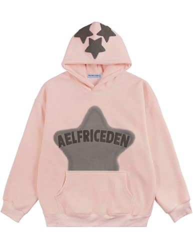 Image of Aelfric Eden Graphic Hoodies for Men Y2K Printed Hoodie Sweatshirt Casual Oversized Long Sleeve Vintage Streetwear Pullover