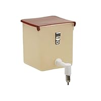 Kerbl Pet Tränkeflasche, Trinkflasche, 500ml, braun, Kunststoff, Hasen, Kaninchen, einfaches Nachfüllen, Wasserstand sichtbar, pflegeleichtes Material