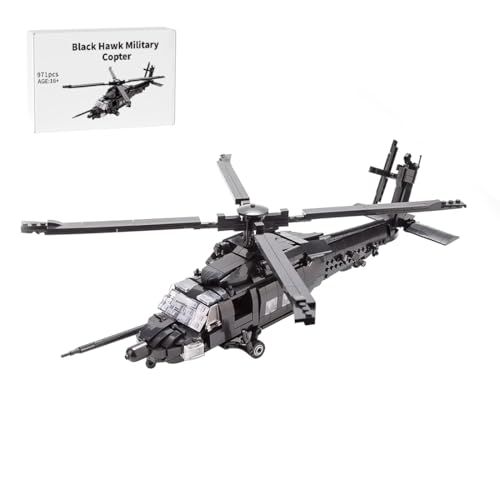 JUNENTER �w���R�v�^�[�g�ݗ��ăL�b�g UH60M �u���b�N�z�[�N�R�p�w���R�v�^�[�͌^�ߋ�Z�b�g ��l�����N���G�C�e�B�uMOC�r���f�B���O�u���b�N (971��)