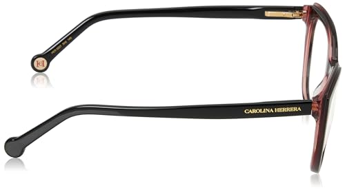 Carolina Herrera Unisex Vista Glasses Her 0207 3h2 53/17/145 Women's Sunglasses, 3H2/17 Black Pink, 53, 3h2/17 Black Pink, 533