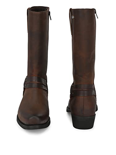 Image of Delize Men's mid Calf Length Leather Riding Boots