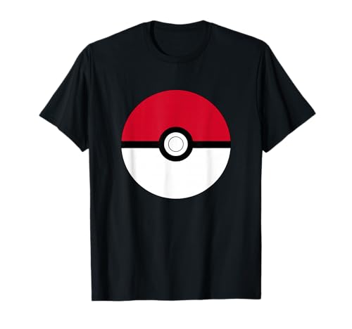 Pokémon Poké Ball Vintage Classic Red & White Logo T-Shirt