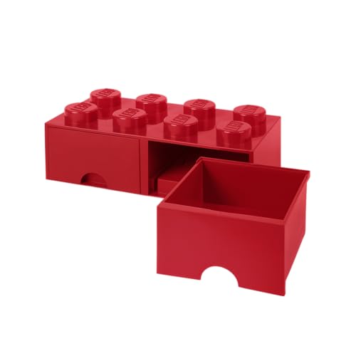 Lego Brick Drawer 8 Bright Red
