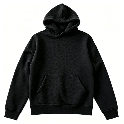 Leopard Print Hoodie Leopard Y2k Hoodies for Women Oversized Pullover - image 3