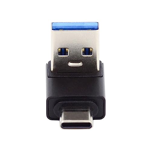 chenyang USB 3.0/3.1 Connector USB C to USB 3.0 Data 10Gbps Charge Adapter 90 Degree UP Angled - Image 3