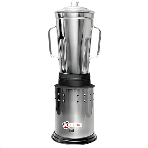 Liquidificador Industrial 4 Litros BIVOLT Baixa Rotação Inox