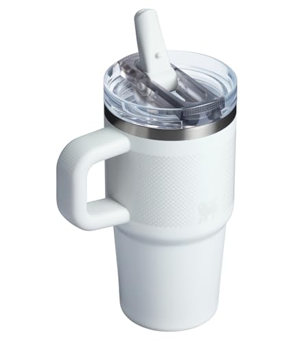 Image of Stanley Quencher Protour Flip Straw Tumbler With Leakproof Lid 20 Oz | Built-In Straw And Handle | Cup Holder Compatible For Travel | Insulated Stainless Steel Cup | BPA-Free | Frost Fade 20 Ml