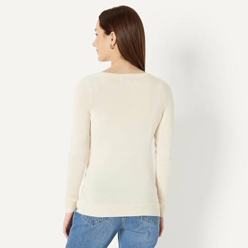 Image of Amazon Essentials Women's Lightweight Long-Sleeve V-Neck Sweater