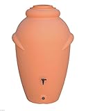 Regenwassertonne Regentonne Wassertank Regentank Amphore 360 Liter mit Deckel (Terracotta)