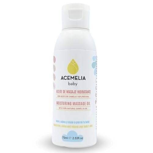 Aceite de Bebé Acemelia - 75ml - Hidratación y Masaje Relajante d...