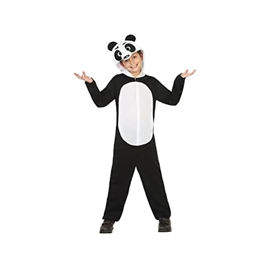 ATOSA disfraz oso panda niño infantil 10 a 12 años