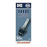 SYLVANIA - D4S Basic HID (High Intensity Discharge) Headlight Bulb - High Performance Bright, White, and Durable Lamp (Contains 1 Bulb)