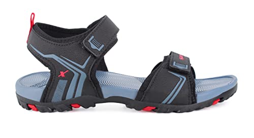 Image of Sparx Men's Sandal, Black Bluish Grey, 6 UK