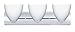 Besa Lighting 3WZ-757207-CR Sasha II 120v Vanity Vanity Lights