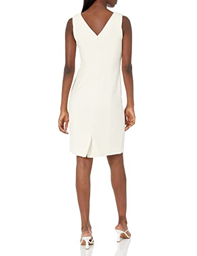 Anne Klein Womens Jacquard Midi Sheath Dress2