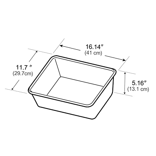 Uniplay Large Stackable Storage Bins For Closet Organizers, Food Organizer Bins, Pantry Storage And Toy Storage Organizer, Pink (4-Pack) #TOP2