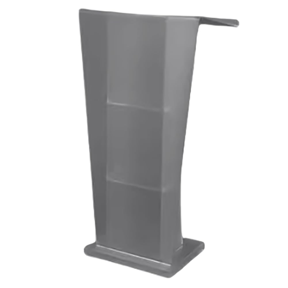 Podium en acrylique transparent avec 2 niveaux d'espace de rangement pour salle de classe, église, restaurant, séminaire et événements scolaires