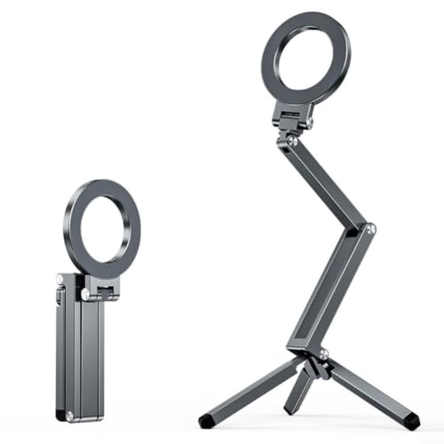 Trípode para smartphone de aluminio ajustable Wodsty soporte portátil de teléfono móvil 2