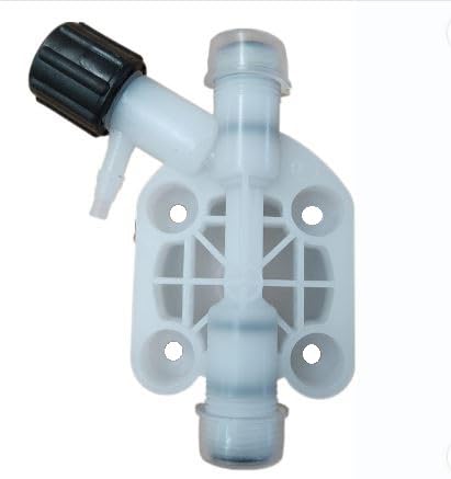 Cabezal para bombas VCx y FCx en PVDF y Vitón para tubo 4x6 a 3/8" aptos para Cloro y pH