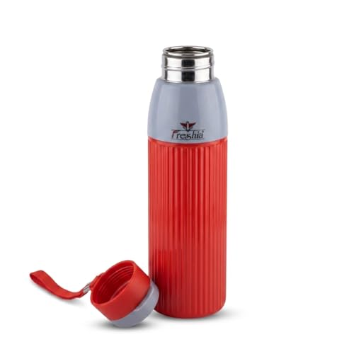 Image of Freshia Moana 900 PU Insulated Water Bottle - Stainless Steel, BPA-Free Leakproof School and Office Bottle for Gym, Sports, and Trekking (700 ml)