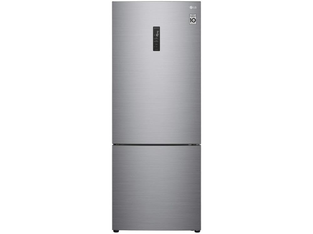 Geladeira Smart LG Frost Free Inverter 451L Inverse Inox Look 220V GC-B569NLL2