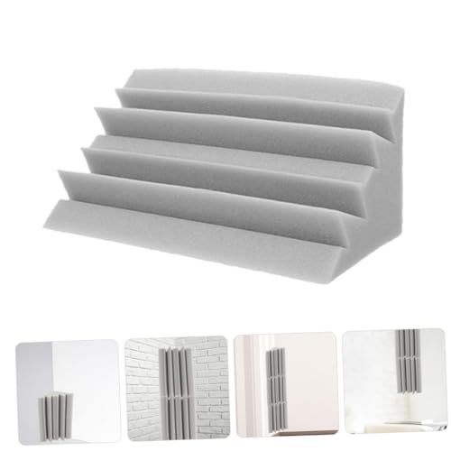 Totority 6 piezas Paneles de pared insonorizantes de baja frecuencia para tratamiento acústico, material de esponja, aislamiento de sonido para teatros, KTV y estudios de grabación miniatura 4