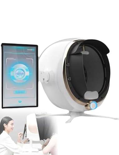 Máquina de análisis de piel facial for salón - Recomendador de productos de 21,5 pulgadas Máquina de lámpara de madera Dermatoscopio profesional Analizadores de humedad inteligentes Instrumento(21.5in