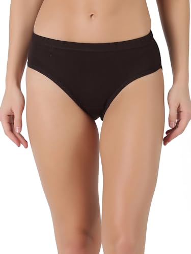 Image of Dollar Lehar Super Combed Cotton Women's Solid Hipster Panty - Actual Colour May Vary