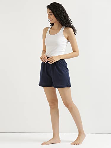 Image of SAADAA Women's Shorts Pants Cotton Linen Fabric 2 Deep Pockets