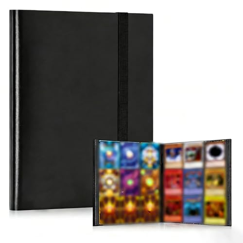 Carpeta de 9 bolsillos para tarjetas de intercambio, 30 páginas con capacidad para 540 bolsillos, álbum de tarjetas coleccionables de poliuretano, para MTG, TCG, Pokemon Yu-Gi-Oh, tarjetas deportivas