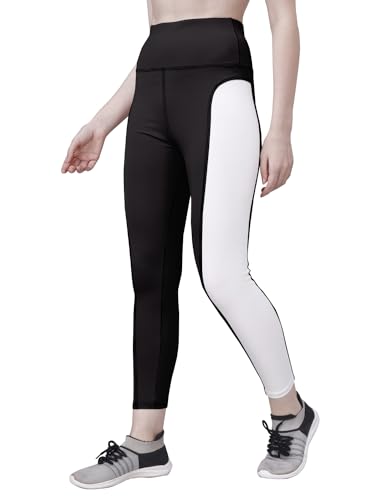 Image of Poojaran Workout Tight /Pants /Legging with Side Pocket, Stretchy Tights and a high Waist for Women and Girls' use in The Gym,Yoga,Running,Cycling