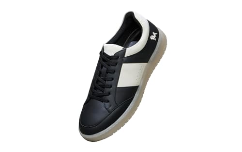 Image of Neeman's City Strides Sneakers for Men | Comfortable & Flexible Retro Faux Leather Sneakers with a Translucent TPR Sole and Lightweight