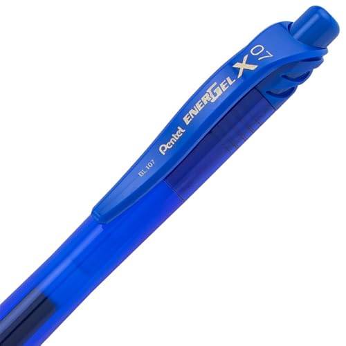 Bolígrafo Pentel EnerGel X Retráctil Gel Líquido 0.7mm 12 pzas miniatura 5