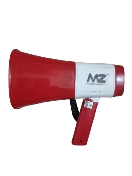 Pmw - Mz MIC 22 Handheld Megaphone | Loud Speaker, USB/Memory Card Input, Recorder, Siren, Music Function | 4400mAh Rechargeable Battery | 600W-image-17
