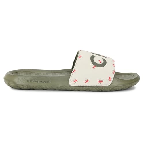 Image of CHUPPS ANTS Men Premium Comfort Sliders Everyday Casual Daily Wear Lightweight Cushioned EVA Footbed Anti Slip Sole Design Graphic Print Footwear
