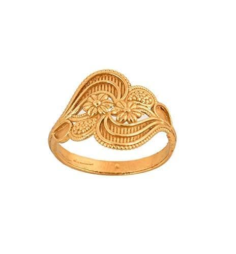 Image of Handicraft Kottage Ethnic 18k Gold Plated Brass Ring for Women & Girls