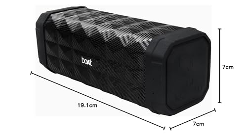 boAt Stone 650 10W Bluetooth Speaker with Upto 7 Hours Playback, IPX5 and Integrated Controls (Black) 7 31QH8WwAJ9L