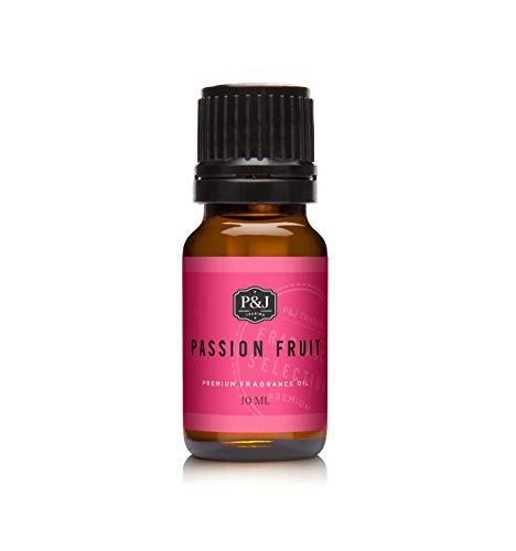 P&J Fragrance Oil - Passion Fruit 10ml - Candle Scents, Soap Making, Diffuser Oil, Fresh Scents