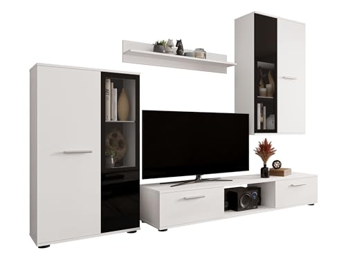 Mirjan24 Wohnwand Salsa, Design Mediawand, Modernes Wohnzimmer Set,...