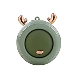 WSRRDRECVHi Mini ventilador de clip para cintura, mini ventilador de mano portátil, funciona con pilas, ventilador de bolsillo, ventilador USB para colgar
