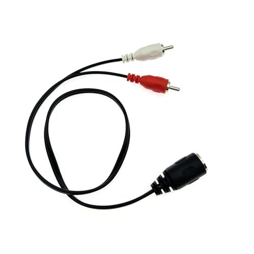 JZK 5 Pin Din Female to 2 RCA Male Professional Grade Audio Cable, Audio Cable Adapter for CD Player VCR DVD Stereo Systems - Image 2
