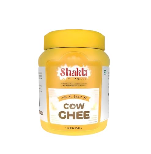SHAKTI MILKRENZ Pure Desi Cow Ghee - Premium, Aromatic, Nutritious, Divine-better Digestion & Immunity | Pure, Natural & Healthy Ghee for Cooking, Daily Eating (1LTR) (B0CSZ13PB9) Amazon Price History, Amazon Price Tracker