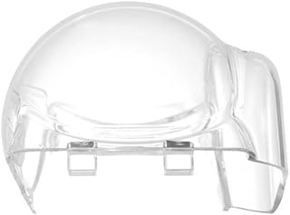 Camera Gimbal Protective Cover and Lens Filter Clamp Lock Clip Transparent Gimbal Cover Cap Lens Hood for DJI Mavic Pro RC Drone Quadcopter Accessories Parts (Protective cover)