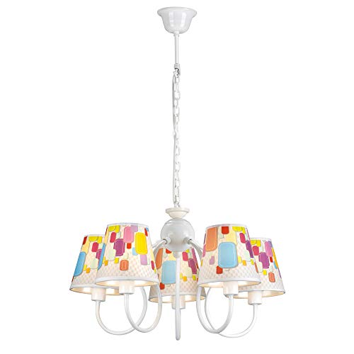 Araignée multicolore Wonderlamp W-A000127 : un luminaire suspendu ludique pour enfant